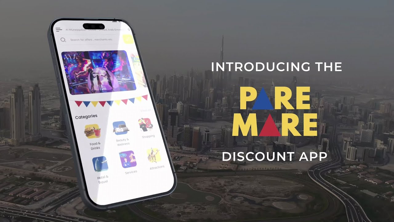 The PAREMARE Discount App is here!!! 🇵🇭🇦🇪