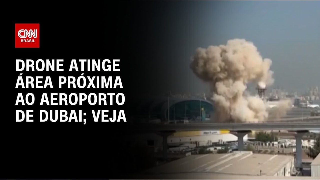 Guerra no Oriente Médio: drone atinge área próxima ao aeroporto de Dubai | AGORA CNN
