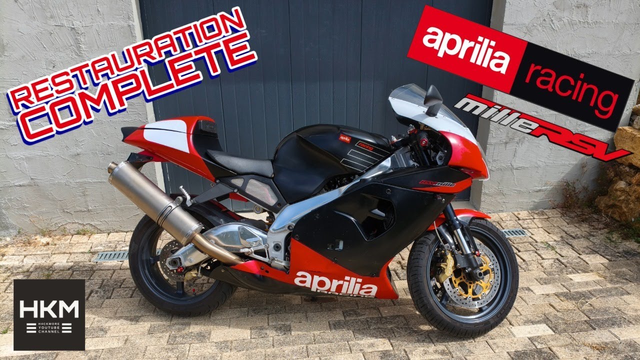 Restauration complète d'une Aprilia RSV 1000 trouvée sur Leboncoin