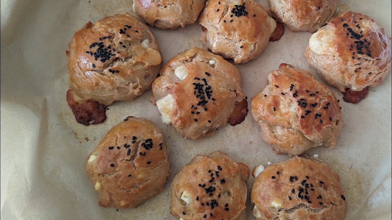 Unsuz Glutensiz Sağlıklı Nefis Bir Poğaça 🤤 Yulaf Poğaça 😋 #glutensiz #yulaf #poğaça
