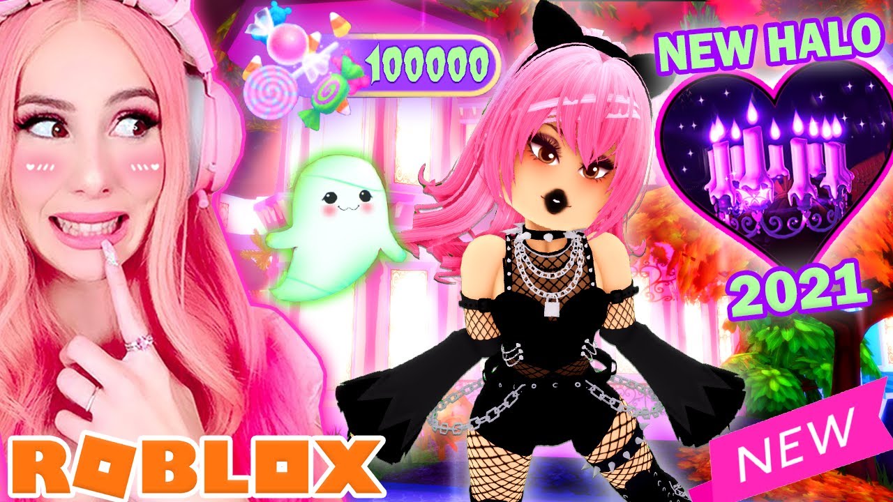 Reacting To *BRAND NEW* Goth Lolita Set + NEW Accessories + NEW HALO... Royalloween 2021 Royale High