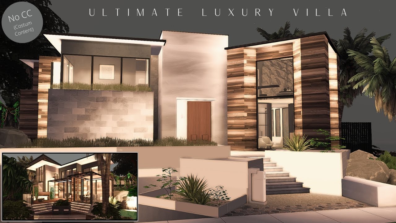 Ultimate Luxury Villa (Millionaire Mansion) No CC | Sims 4 Stop Motion