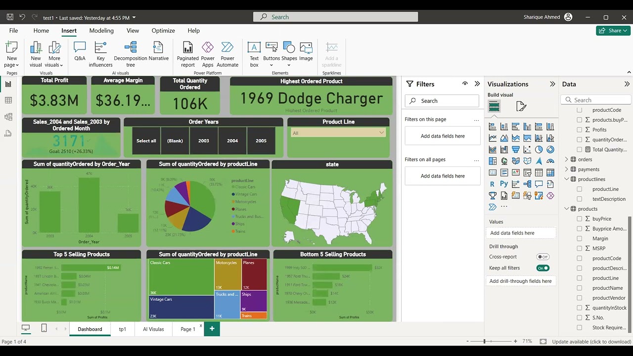 Power BI UI/UX: Master AI Visuals, Bookmarks, & Navigation | Part 16