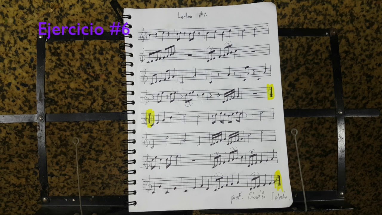 Cómo leer partitura fácil y rápido #5 - Obeth Toledo