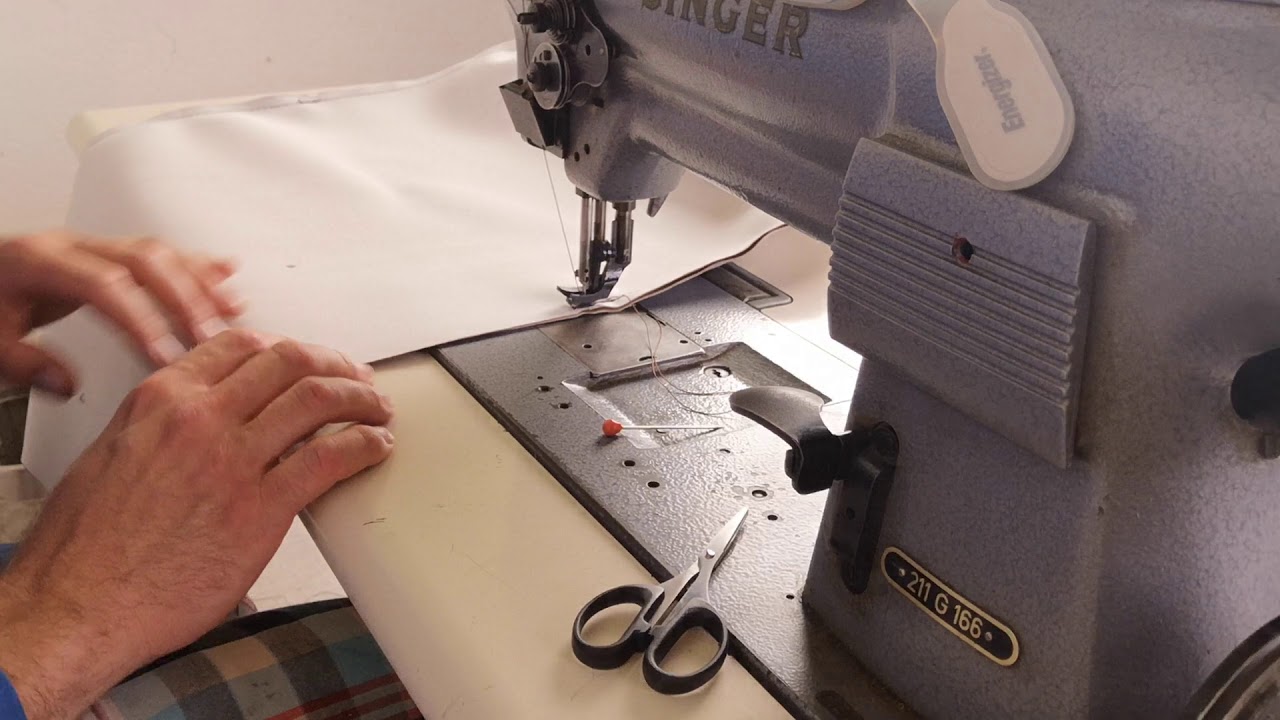 Tutto apprendre la sellerie. Couture assemblage sur machine à coudre triple entraînement.