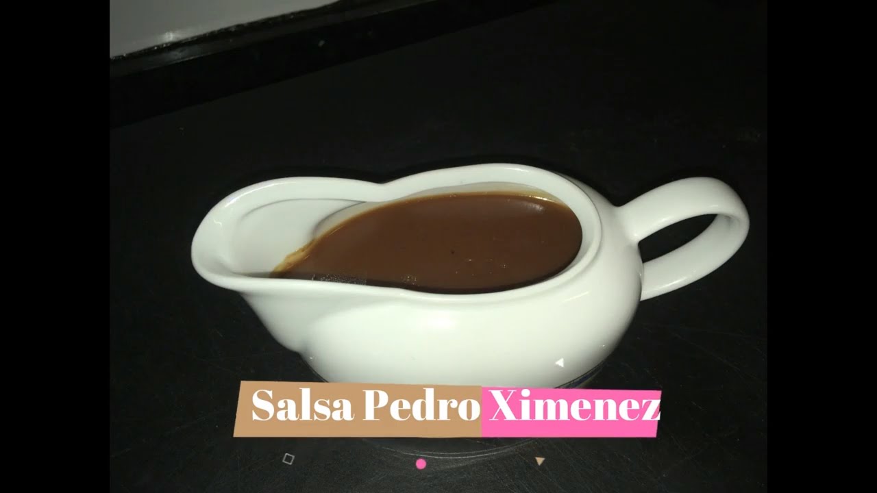 Como hacer SALSA PEDRO XIMENEZ con nata en THERMOMIX | Salsa para el solomillo al Pedro Ximenez