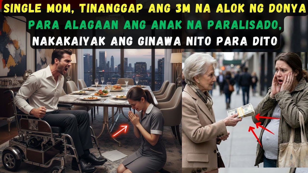 SINGLE MOM, TINANGGAP ANG 3M NA ALOK NG DONYA PARA ALAGAAN ANG ANAK NA PARALISADO, NAKAKAIYAK ANG 