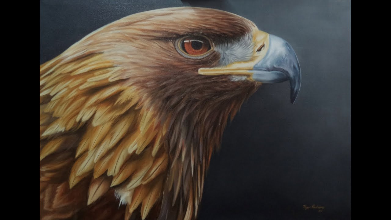 Pintura al óleo (Águila)