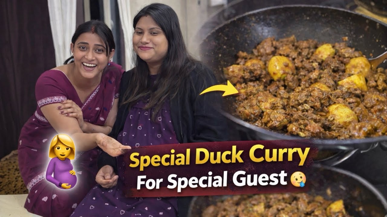 ভাল খবৰ আহি আছে 🤰❤️Homemade Duck Curry for a Mom-to-Be | Sumi&Suvi☁️