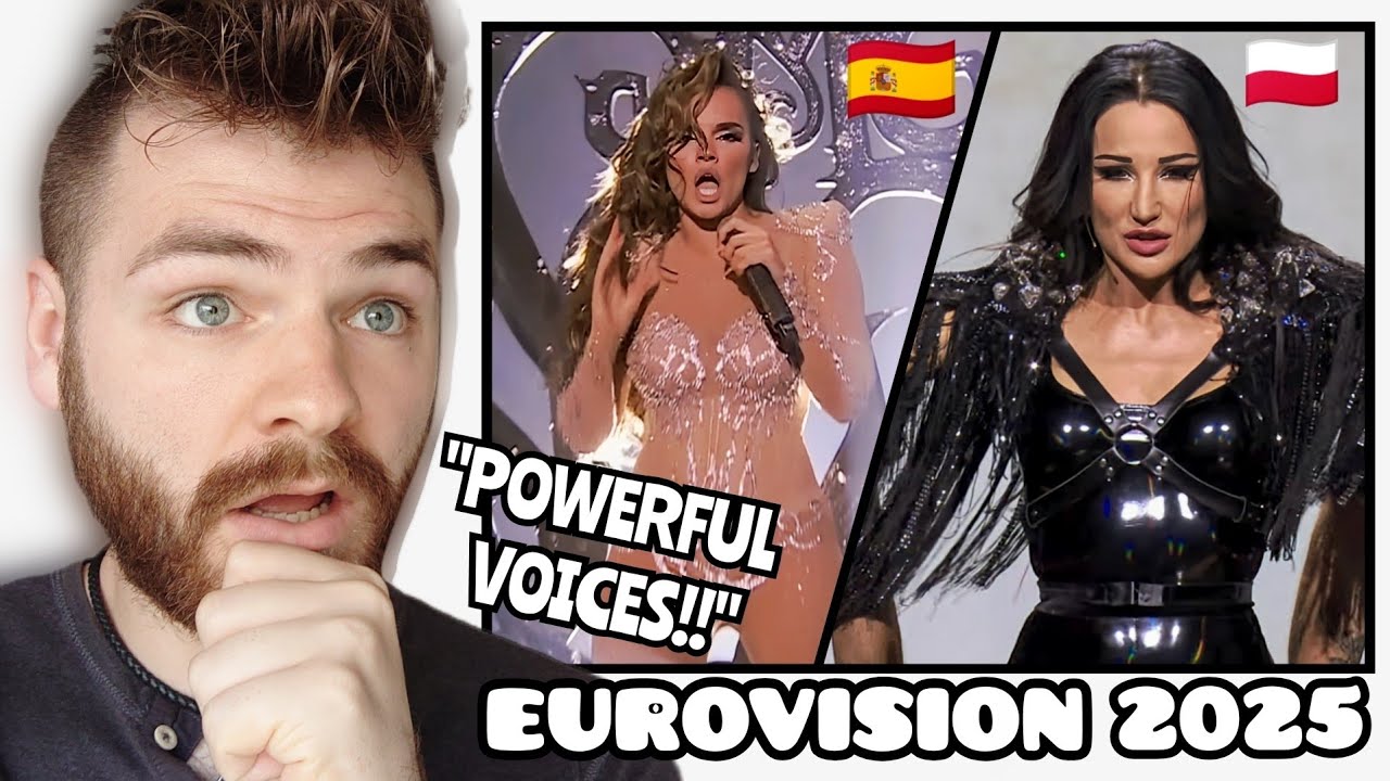 Poland 🇵🇱 X Spain 🇪🇸 | LIVE | National Final Performance | Eurovision 2025 | REACTION!
