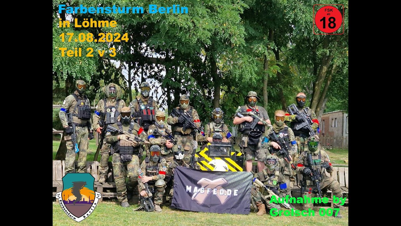 Farbensturm Paintball L&ouml;hme 17.08.2024 L&ouml;hme 2v3