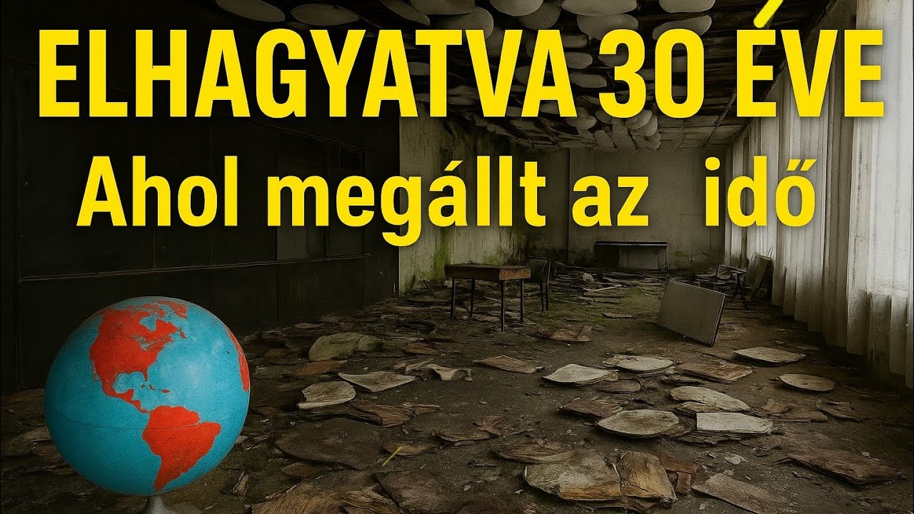 30 éve elhagyatva, avagy ahol megállt az idő #urbex 