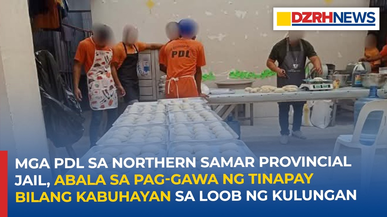 Mga preso sa Northern Samar Provincial Jail, abala sa pag gawa ng tinapay bilang kabuhayan