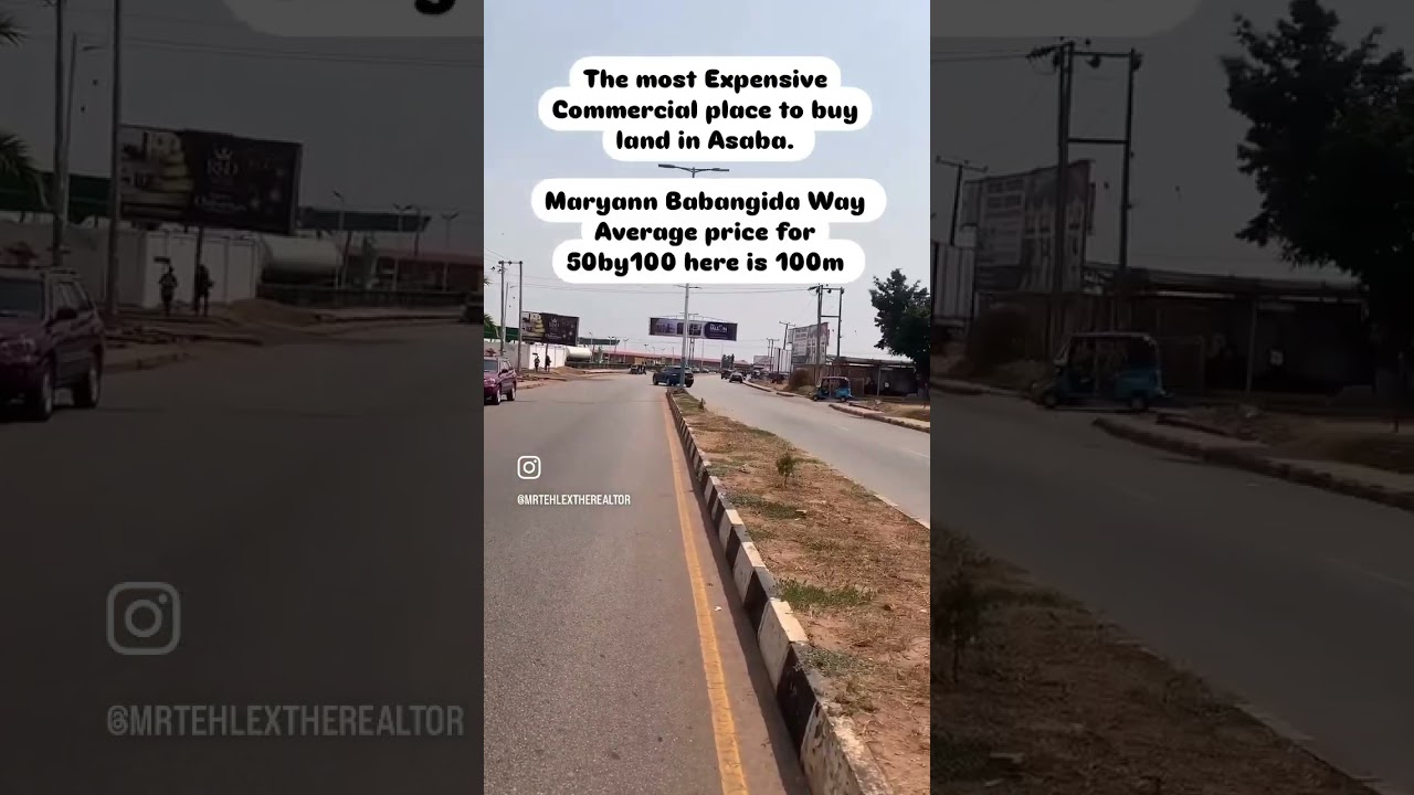 #property #asaba #realestate the most expensive place to buy commercial land in asaba.