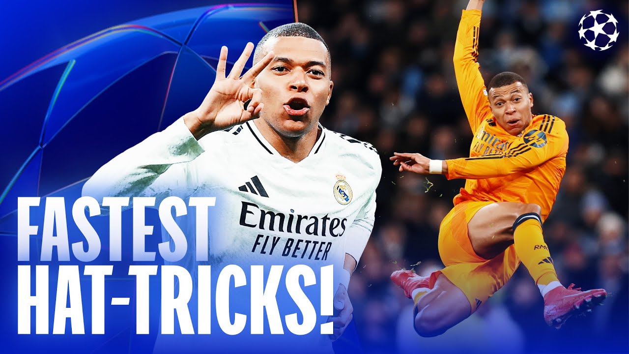 FASTEST Champions League Hat-Tricks of ALL TIME!