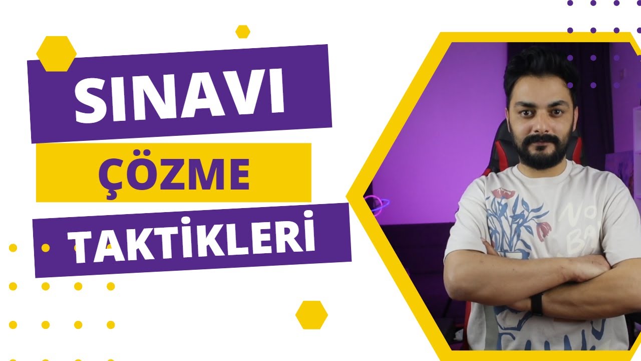 SINAV ÇÖZME TAKTİKLERİ STRATEJİLER VE NET YÜKSELTME