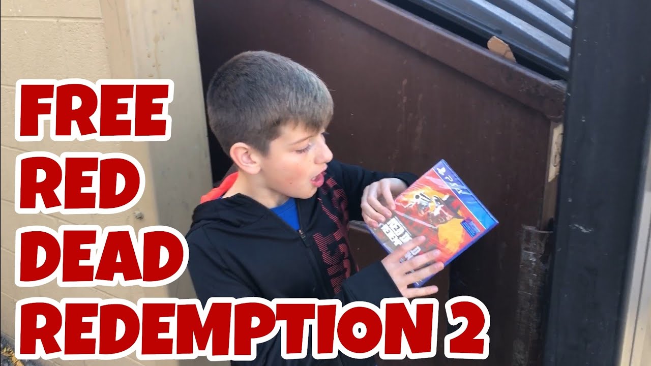Kid Temper Tantrum Finds RDR 2 Game In Dumpster Behind Gamestop SKIT