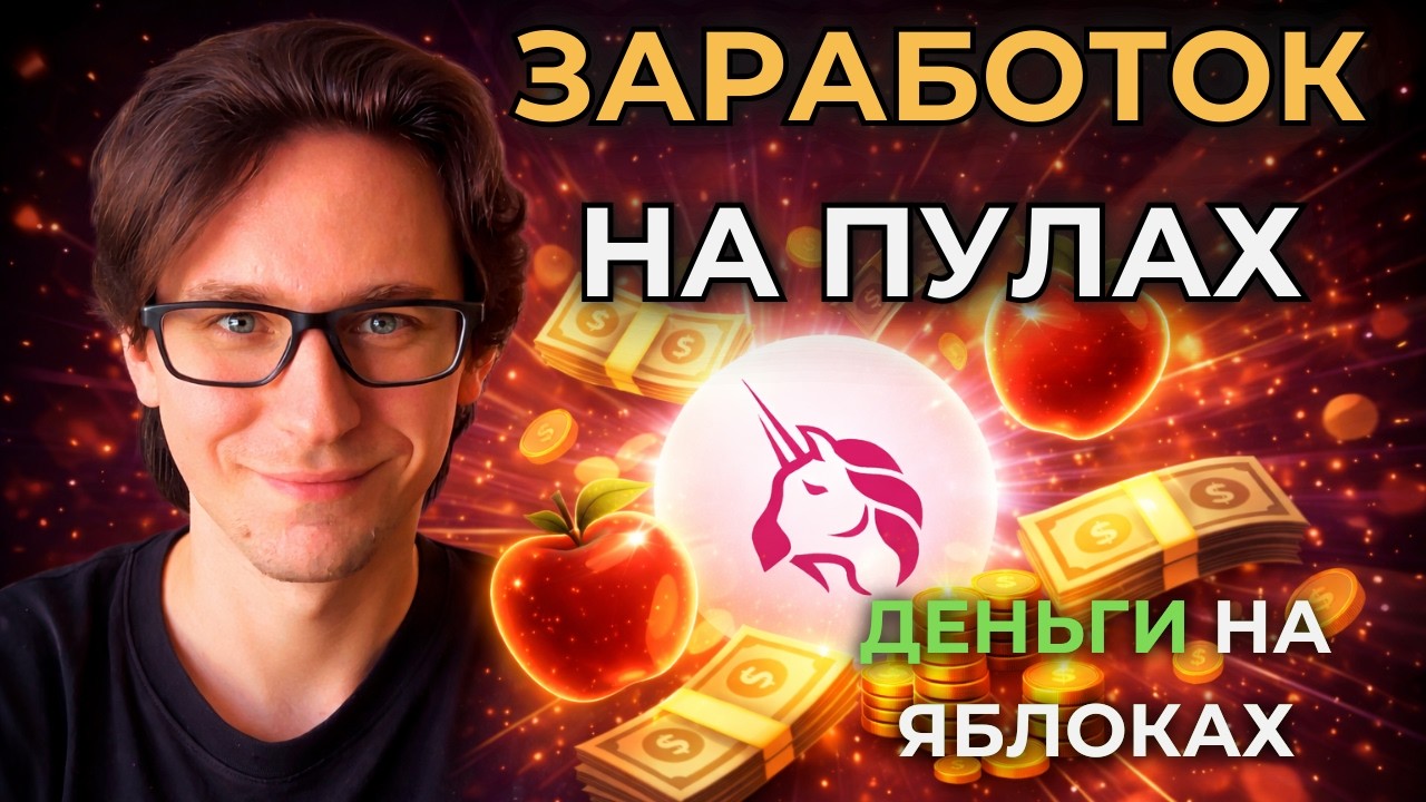 DeFi на Яблоках | КАК РАБОТАЕТ ФАРМИНГ UNISWAP V3 ПУЛ ЛИКВИДНОСТИ