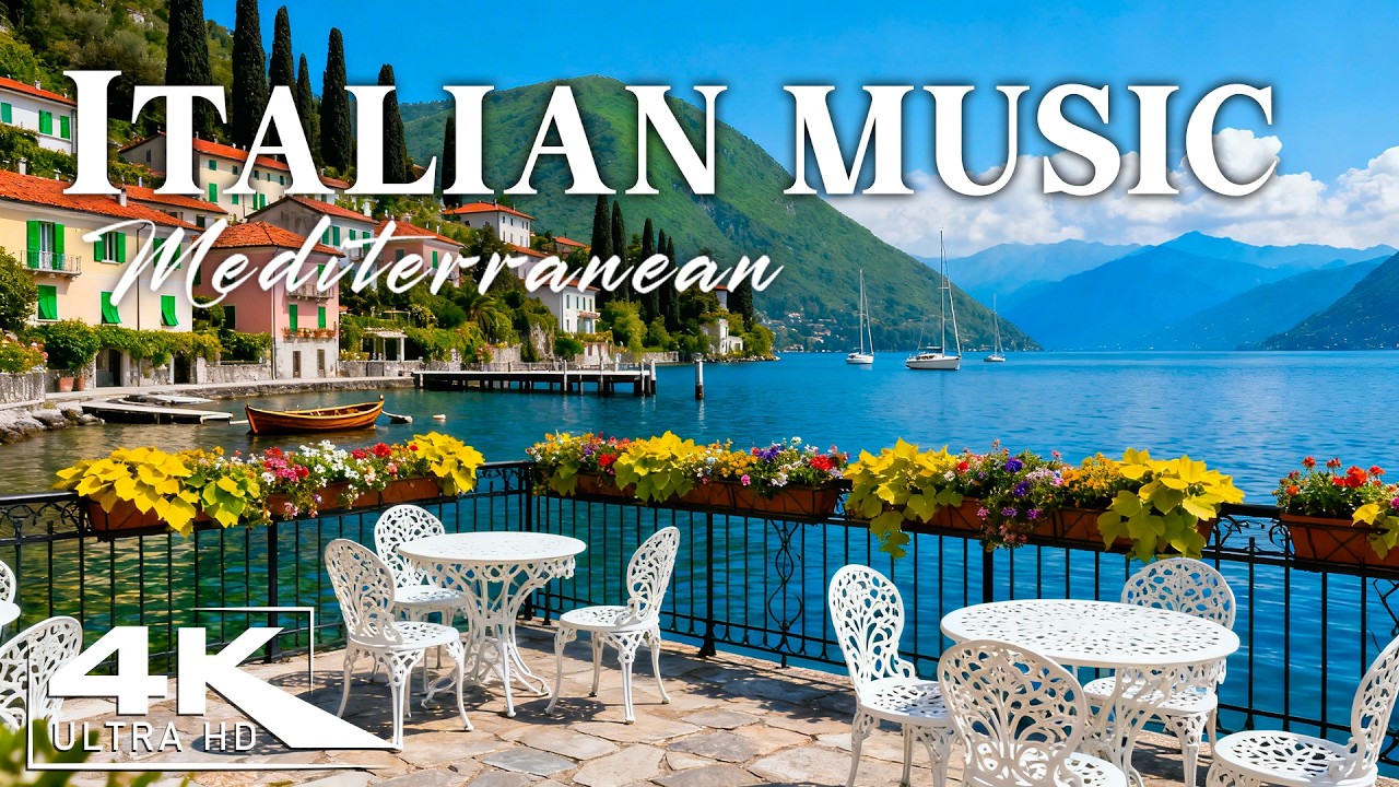 Morning Coffee in Amalfi 🎶🌞 Soothing Italian Guitar & Chill Mediterranean Vibes