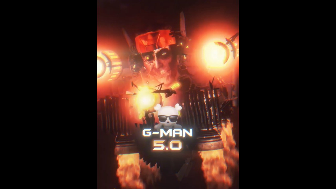 G-man 5.0 ☠️ | SKIBIDI TOILET | #shorts #skibiditoilet #fyp