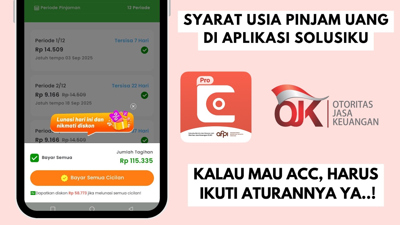 Umur Minimal Pengajuan di Pinjol Solusiku | Syarat Usia Pinjam Uang di Solusiku ✅