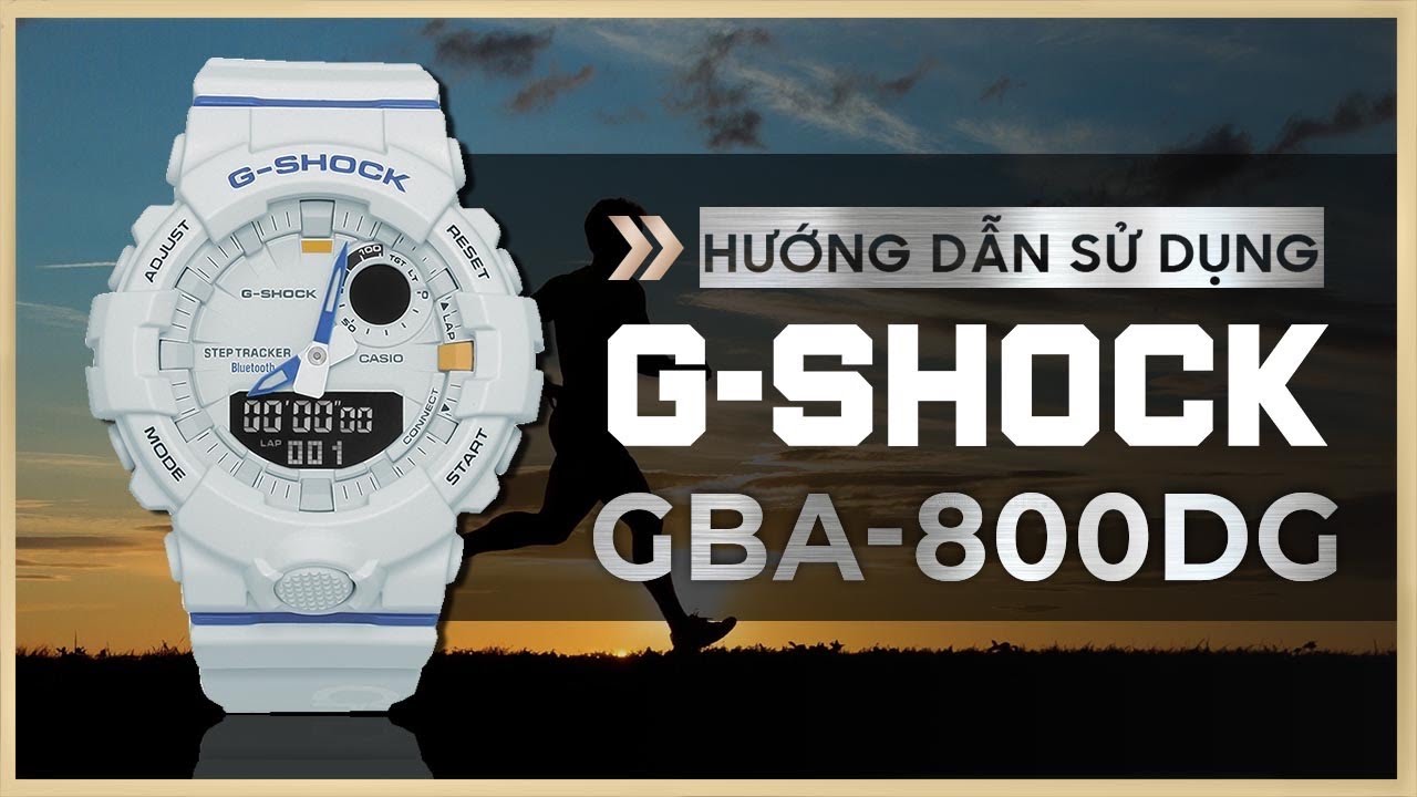 Hướng dẫn sử dụng đồng hồ G-shock GBA-800DG | Thế Giới Đồng Hồ