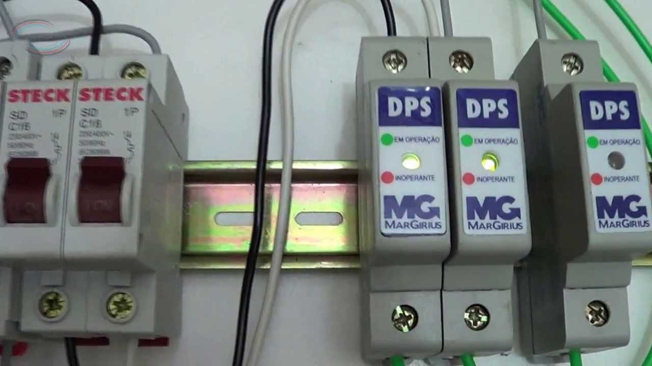 Como ligar um Dispositivo de Proteção contra Surtos (DPS).