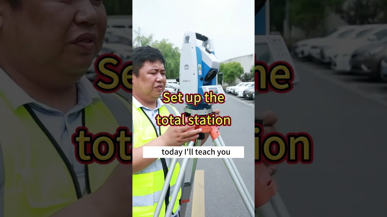 How to set up the total station?#chcnav #construction #geography #gnss #surveyor #totalstation