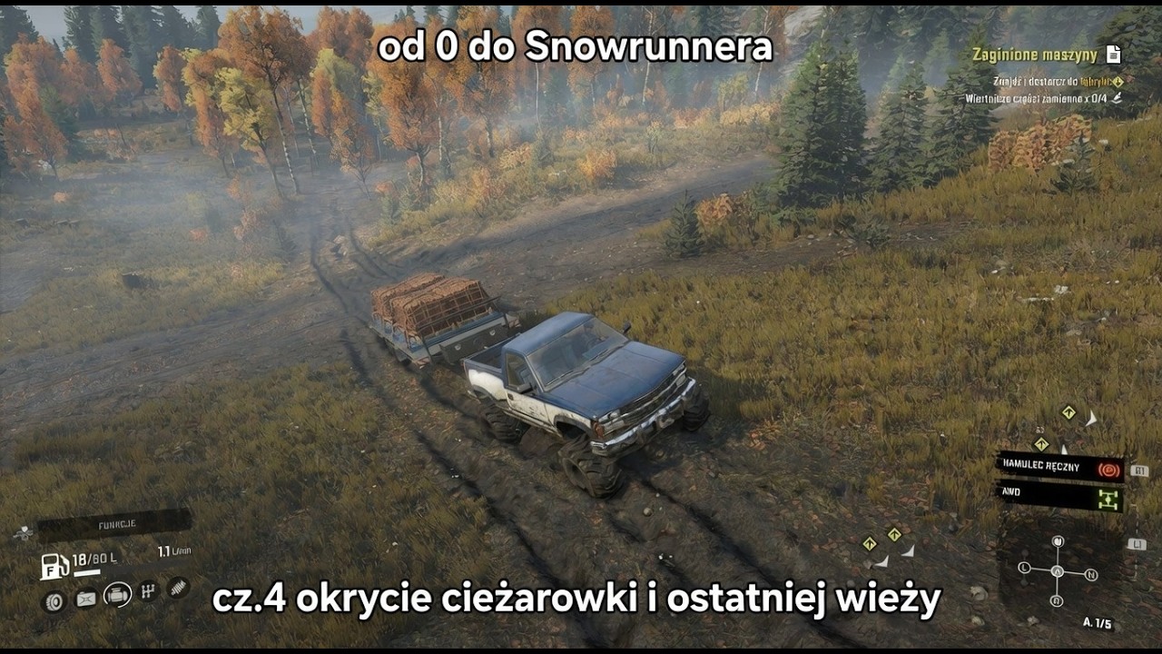 SnowRunner: Od 0 do Snowrunnera cz.4.  Odkrycie ostatniej wieży i Kodiak c70