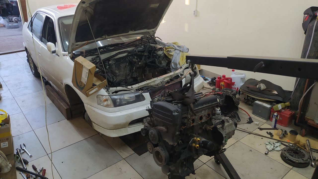 toyota sprinter. 4age 2wd→4wd