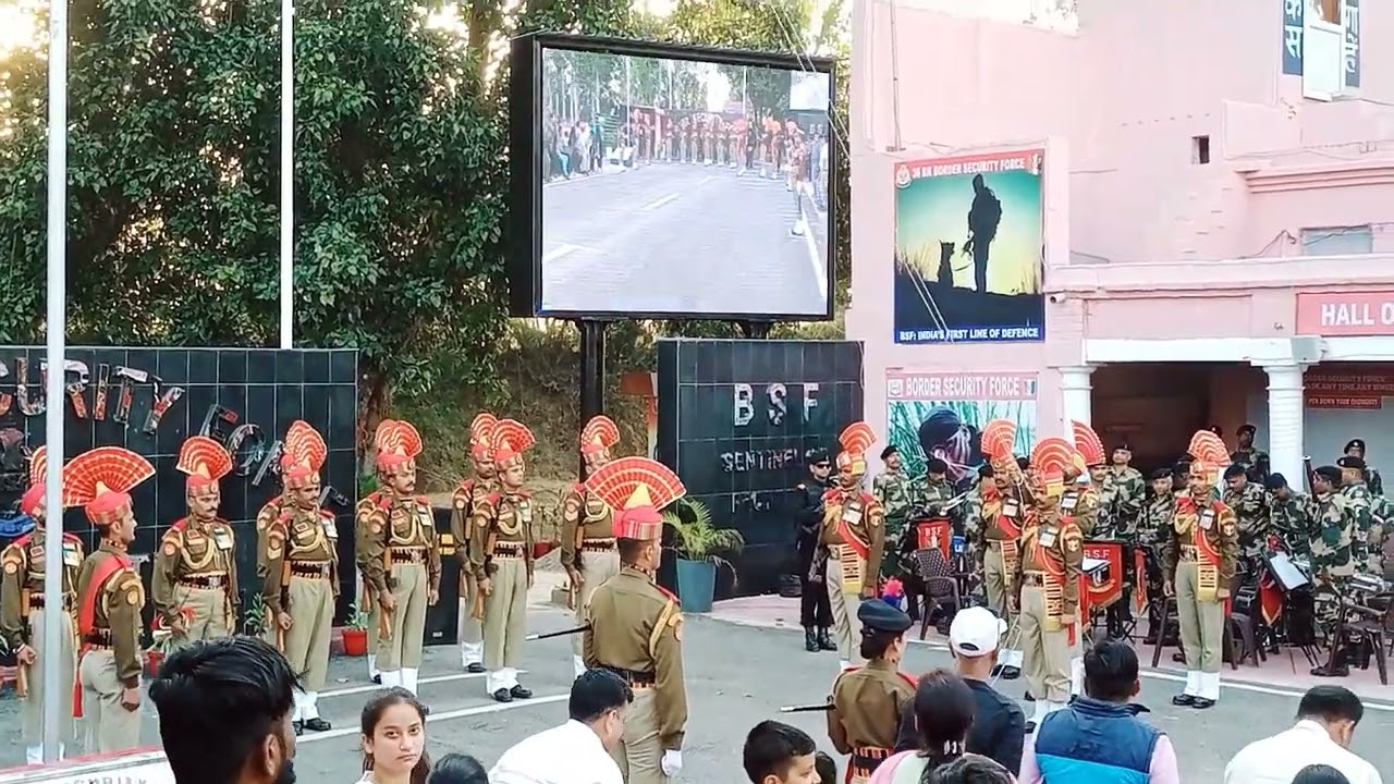 BSF RETREAT CERMONY PARADE