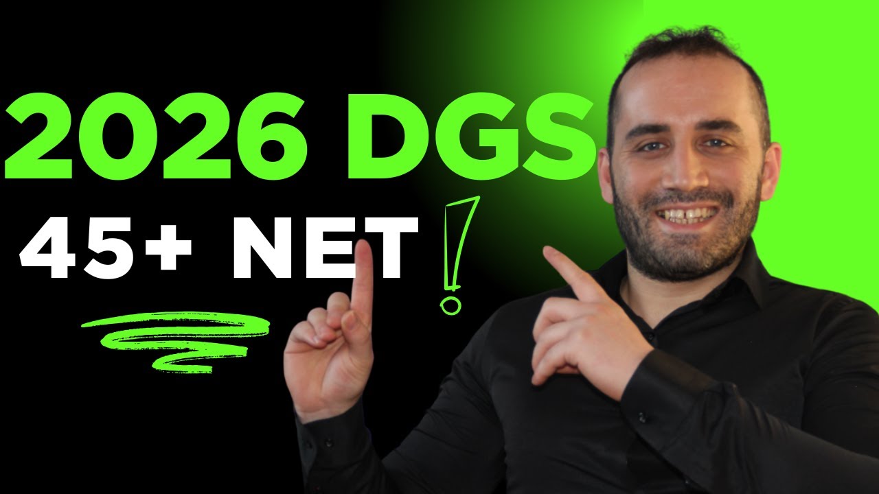 2026 DGS 45+ Net &Uuml;st&uuml; Nasıl Yapılır? | Adım Adım Strateji