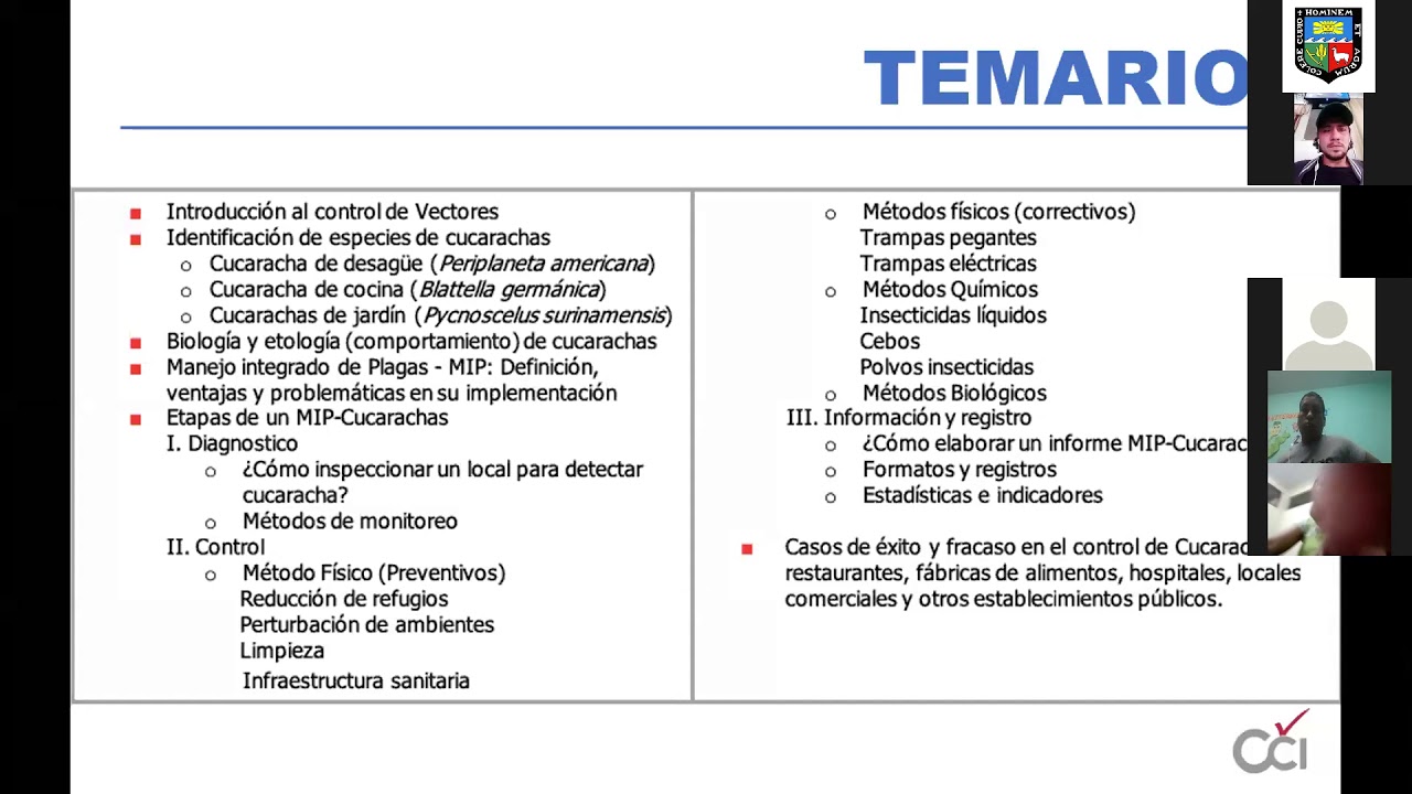 MANEJO INTEGRADO DE PLAGAS MIP (CUCARACHAS)