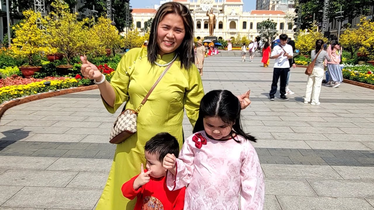 Dạo Xuân Vườn Hoa Nguyễn Huệ ❤️❤️