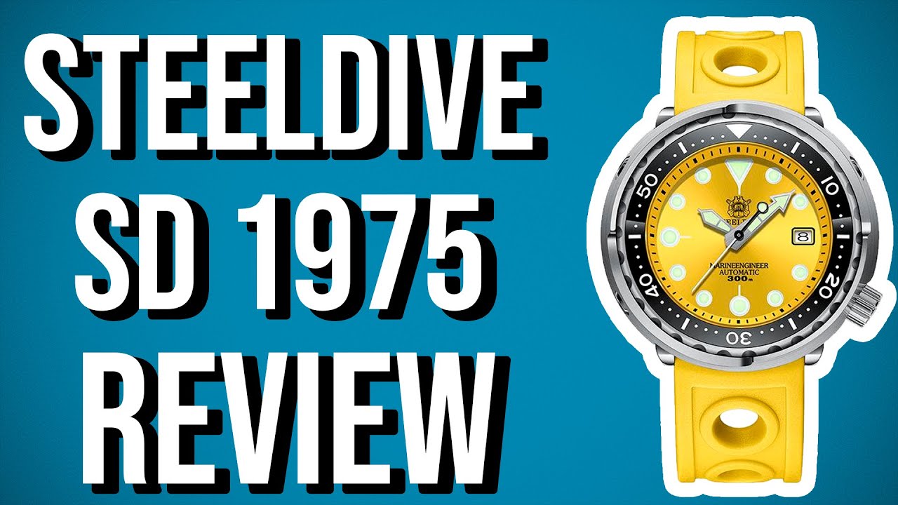 Полный обзор Steeldive SD1975 «Tuna» Homage | Красочный монстр спецэффектов