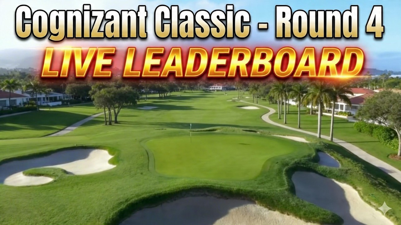 Cognizant Classic PGA Tour - Round 4 - Golf Live Leaderboard - 1.3.2026