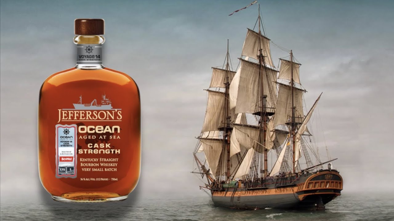 Jefferson's Ocean Aged Cask Strength Kentucky Straight Bourbon Whiskey Voyage 14