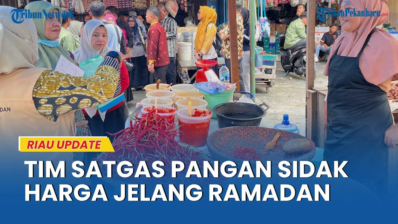 Satgas Pangan Pekanbaru dan Polda Riau Pastikan Harga Pangan Stabil Jelang Bulan Puasa 1447 H