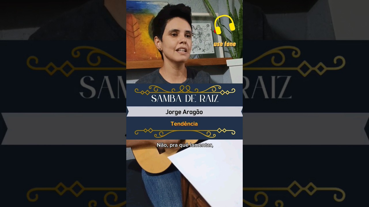 Tend&ecirc;ncia - Jorge Arag&atilde;o #cavaquinho #samba #sambaderaiz #banjo #tendencia #musica #batucada