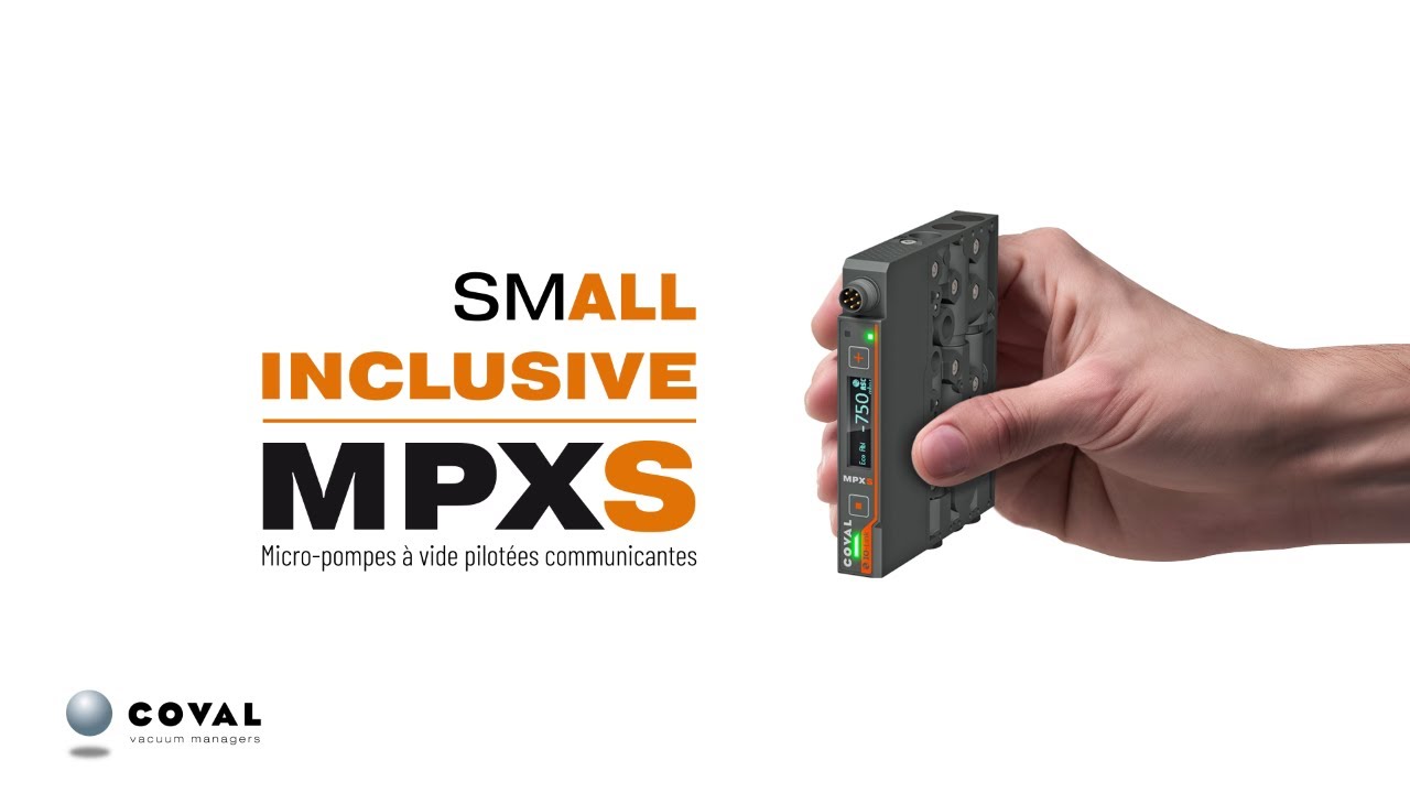 [NOUVEAU] Micro-pompes à vide pilotées communicantes série MPXS