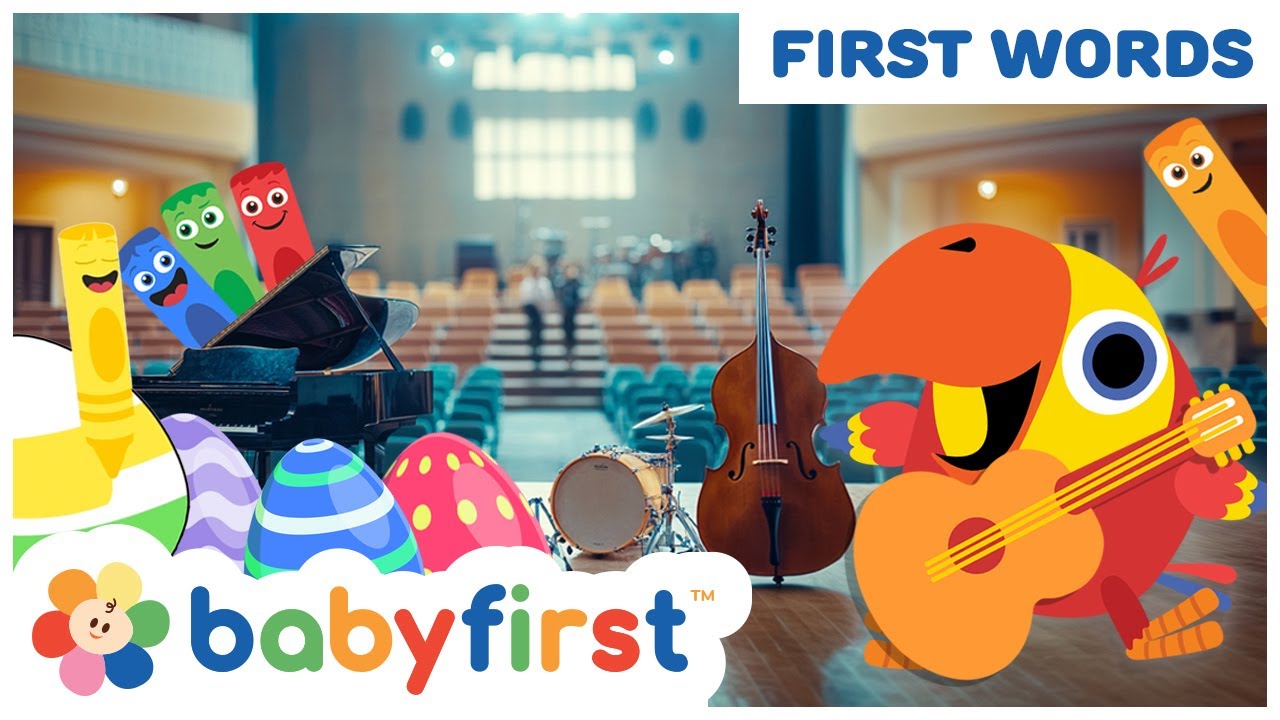 Larry's Surprise Eggs  - New Episodes! | Toddler learning Adventure w Larry & Color Crew | BabyFirst