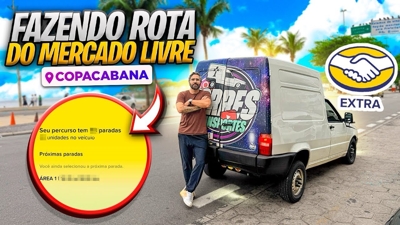 🟡 ROTA DO MERCADO LIVRE EM COPACABANA📍