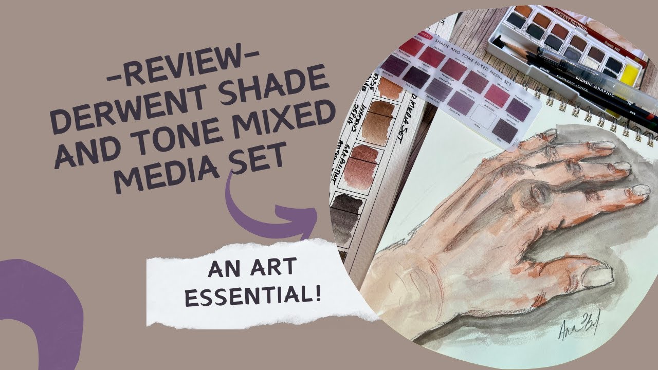 REVIEW | Derwent Mixed Media Shade and Tone Set
