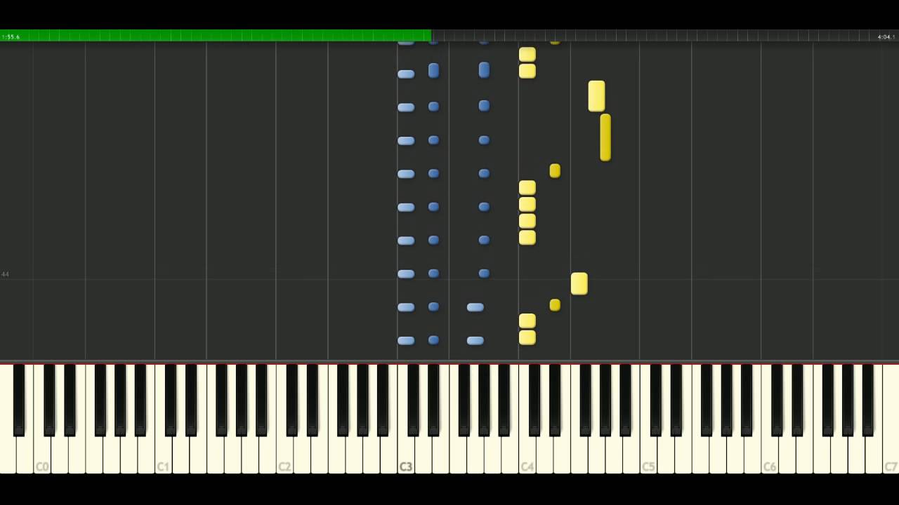 Mariah Carey - Obsessed [Piano Tutorial] Synthesia | passkeypiano