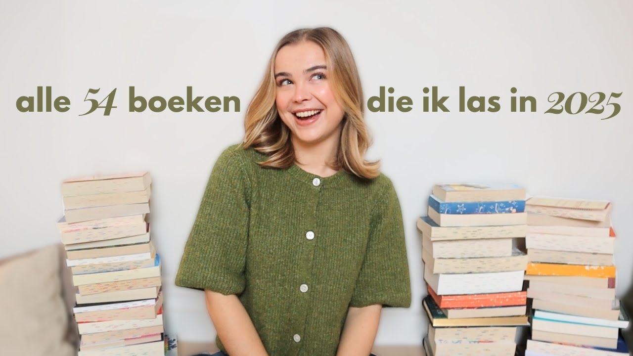alle 54 boeken die ik heb gelezen in 2025!