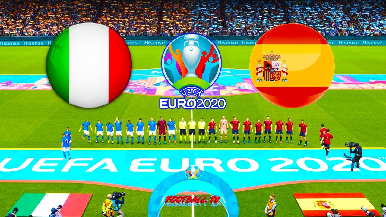 PES 2021 / Италия - Испания / Чемпионат Европы 2020 / ЕВРО 2020