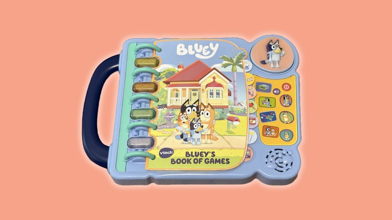My Review of the VTech Bluey Bluey's Book of Games