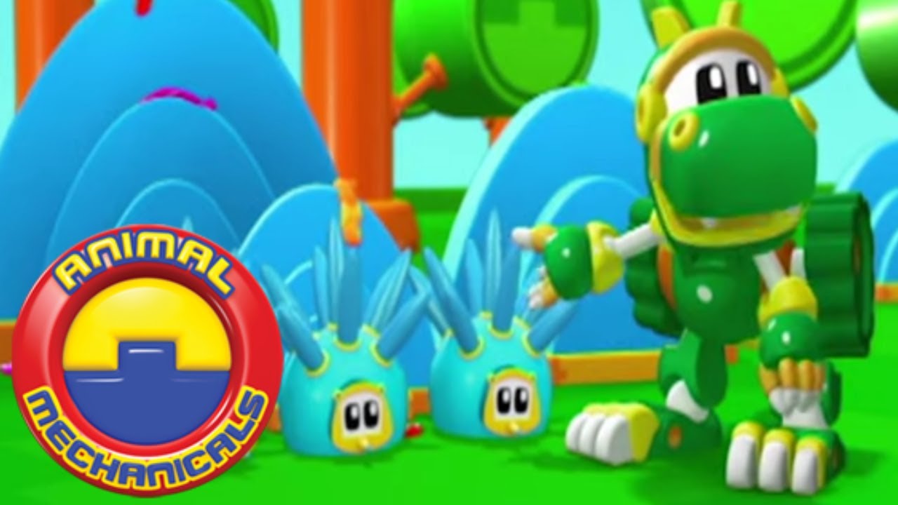 Animales Mecanimales 🐸🤖 S01E18 🤖🐸 Caricaturas para niños