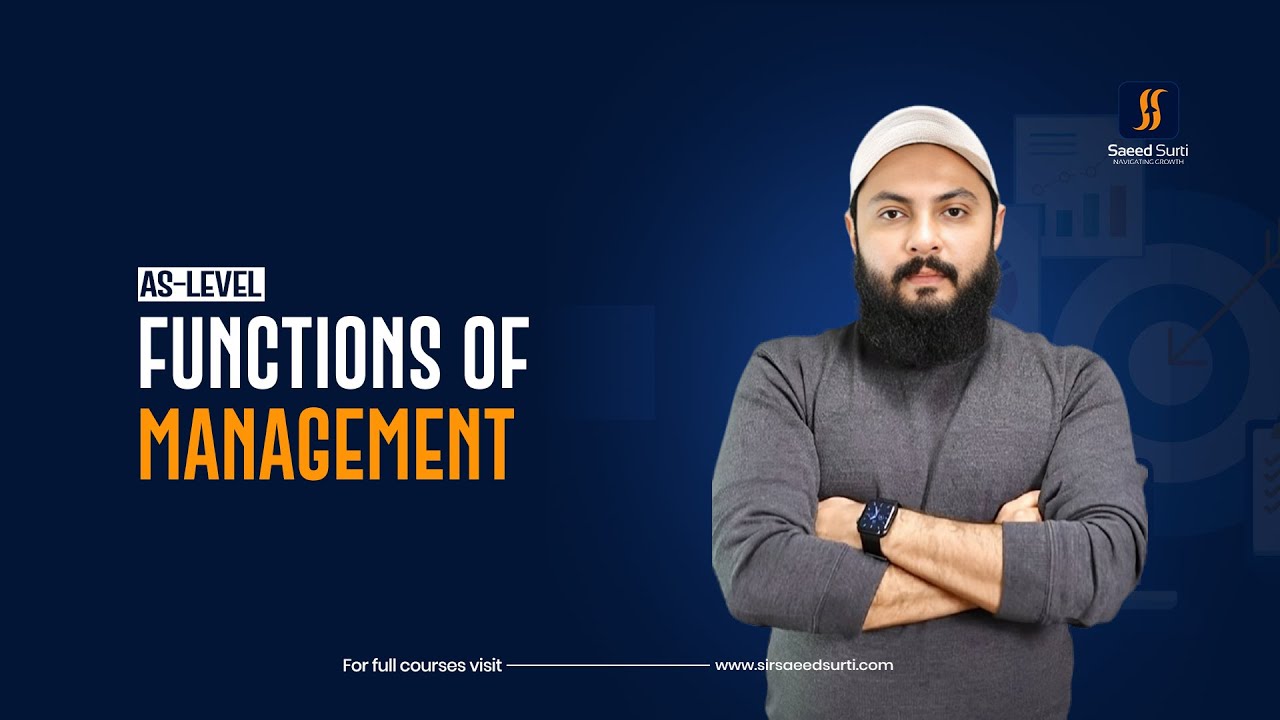 Functions of Management | AS Business (9609)