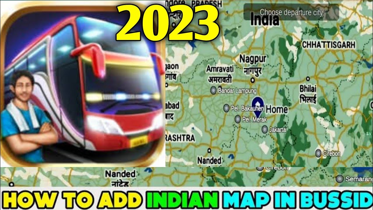 How to add india map in bus simulator indonesia